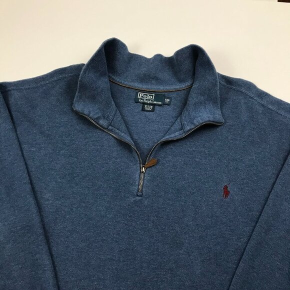 Polo Ralph Lauren Other - POLO RALPH LAUREN Men 100% Cotton 5XB - BIG Blue Logo Sweater